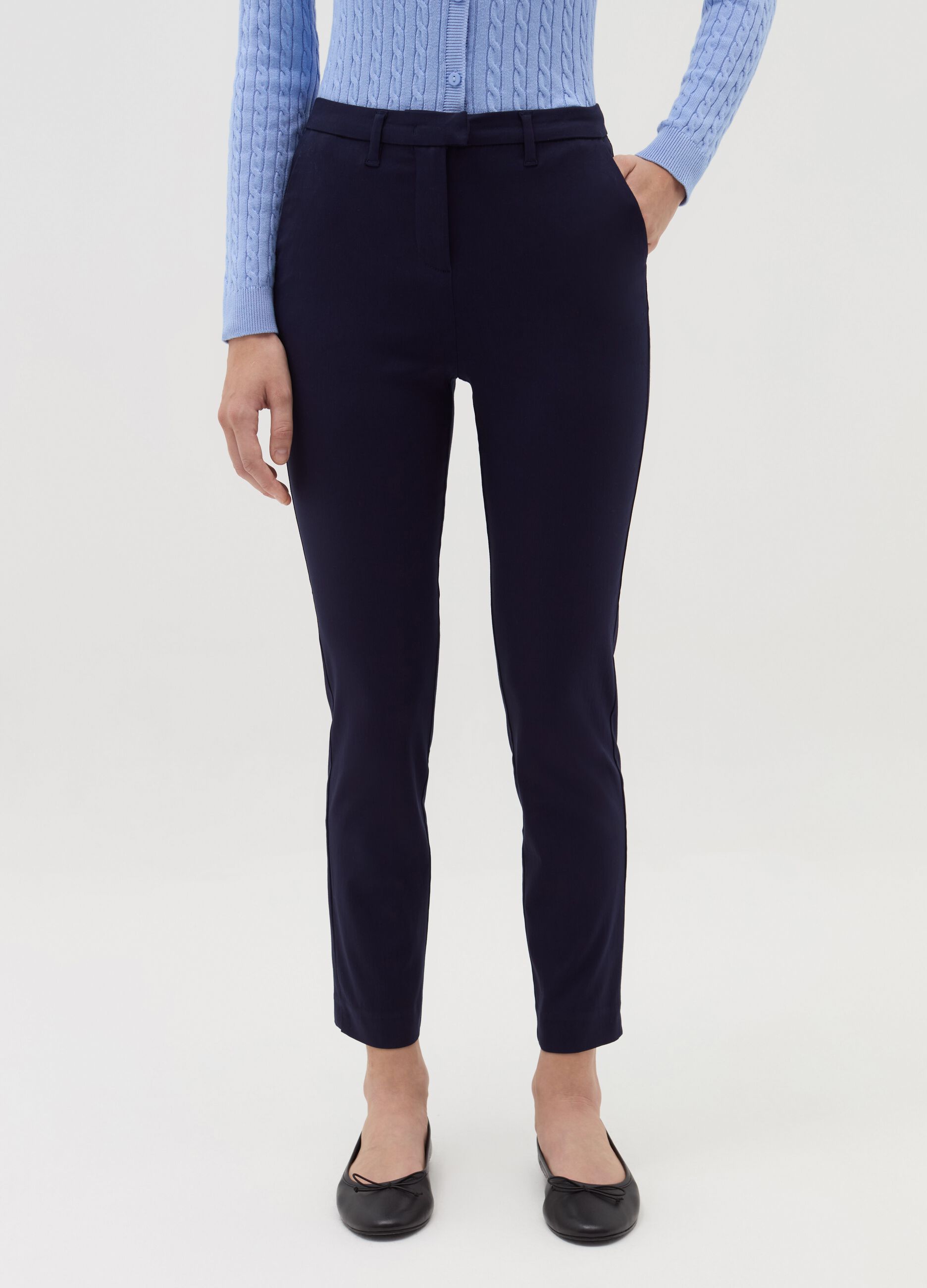 Stretch chino trousers