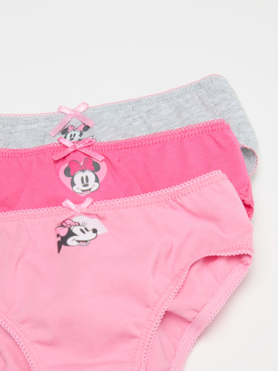 Five-pack organic cotton briefs with Minnie Mouse print_2