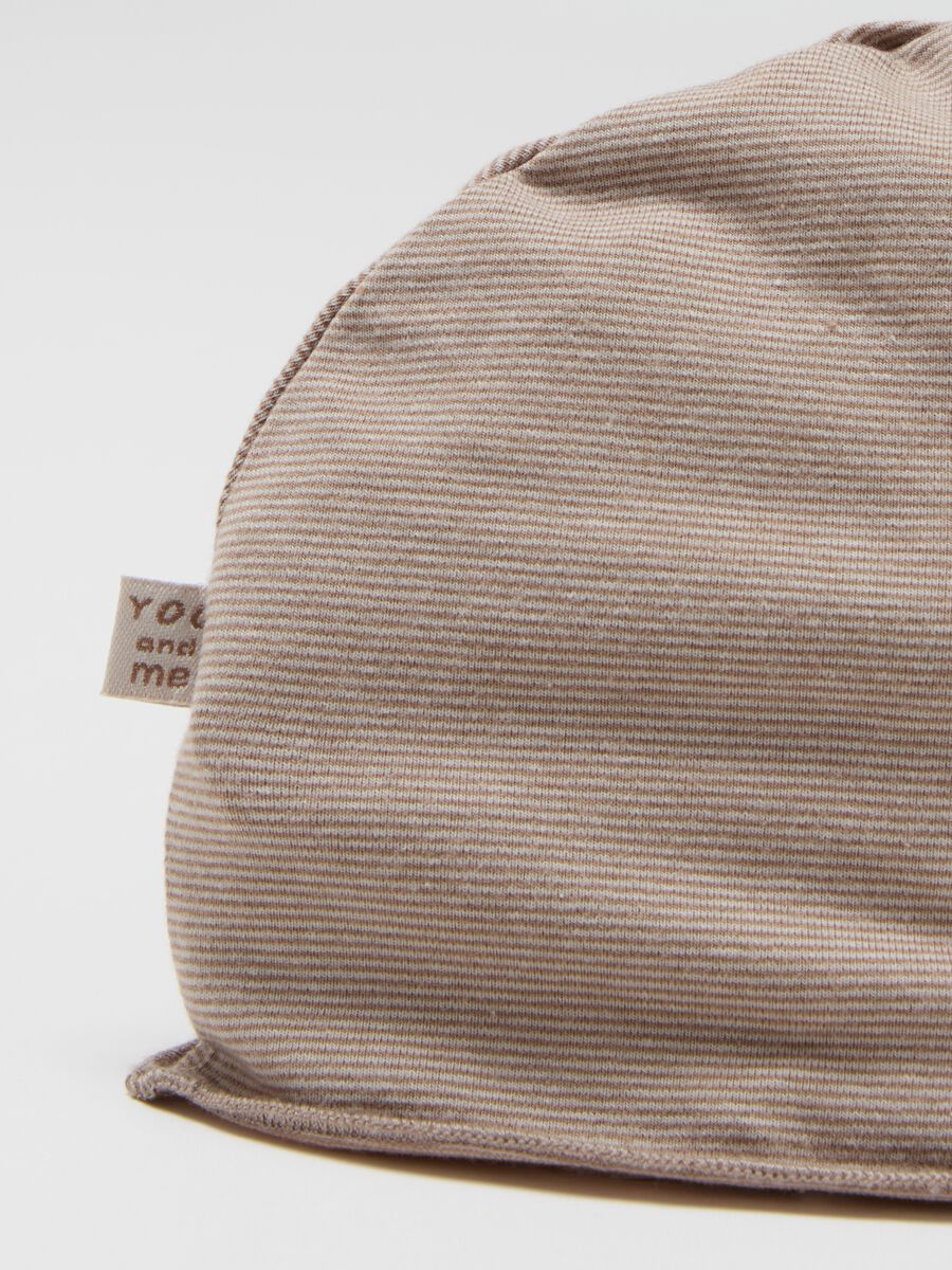 Striped organic cotton hat_2