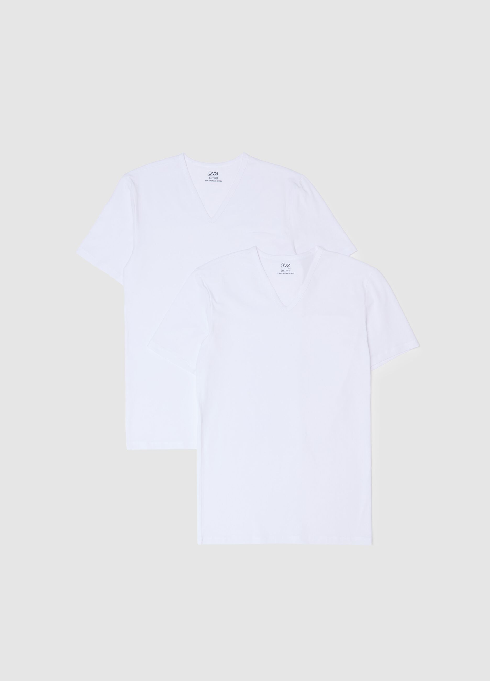 Two-pack organic cotton undershirts