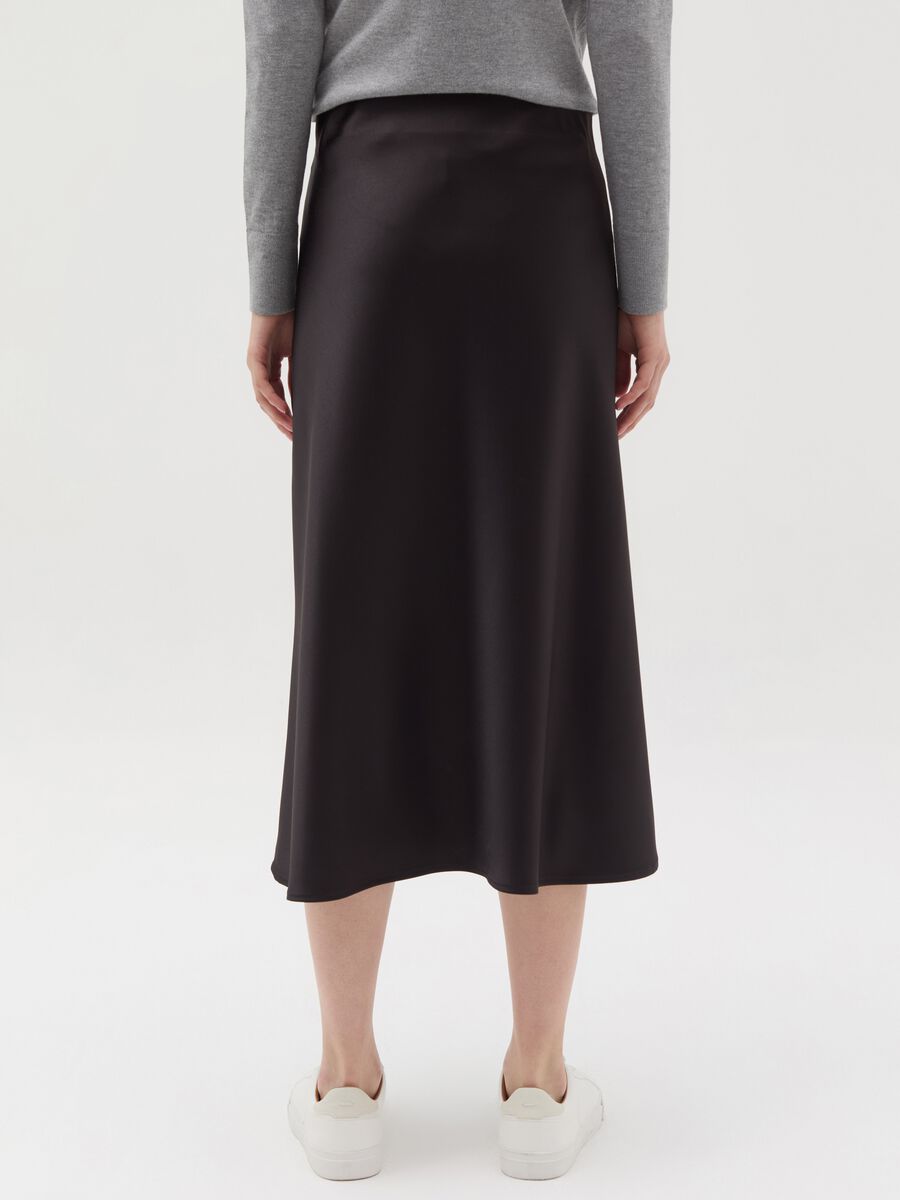 Midi skirt in satin_2