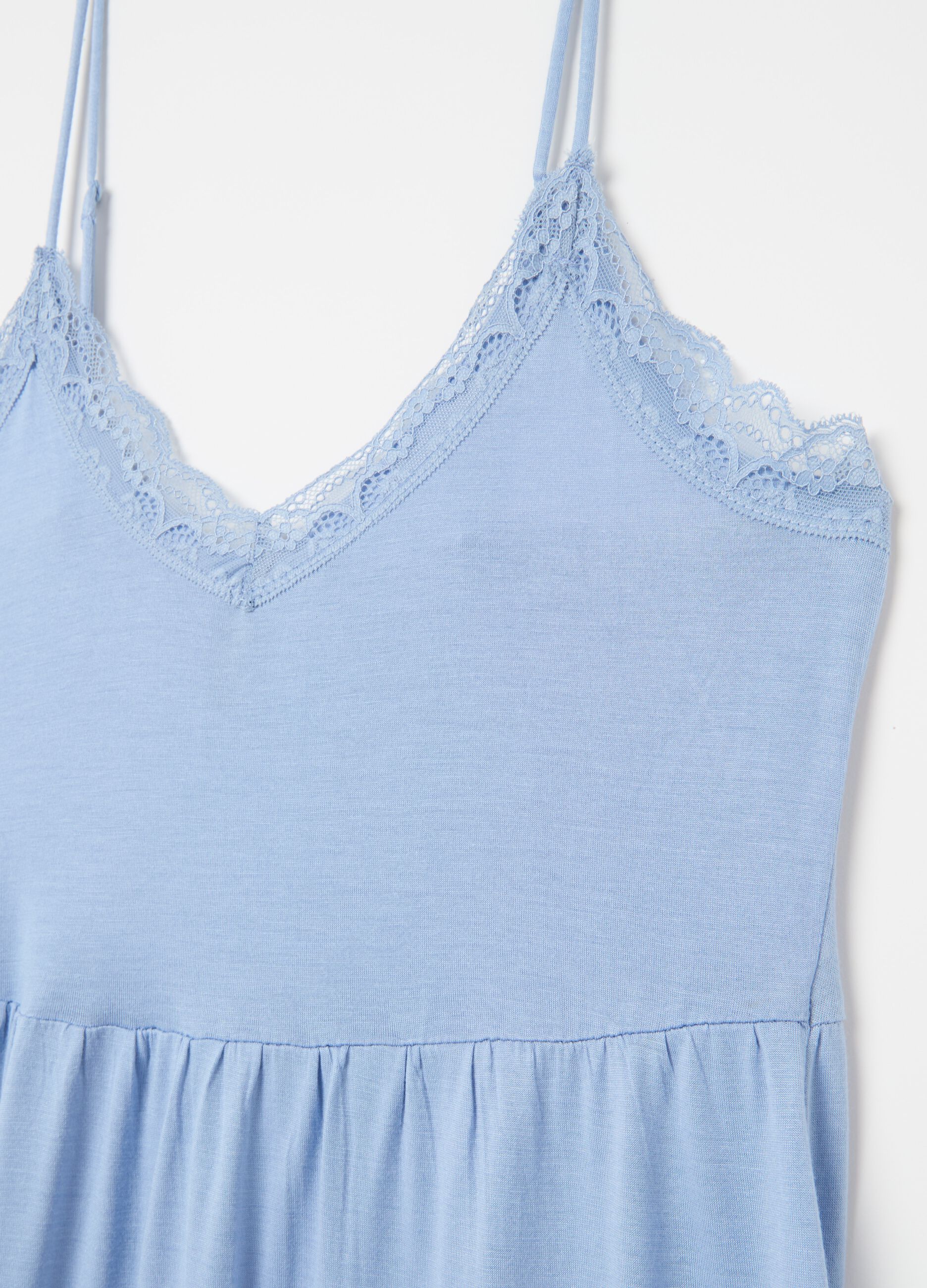 Nightdress with spaghetti straps