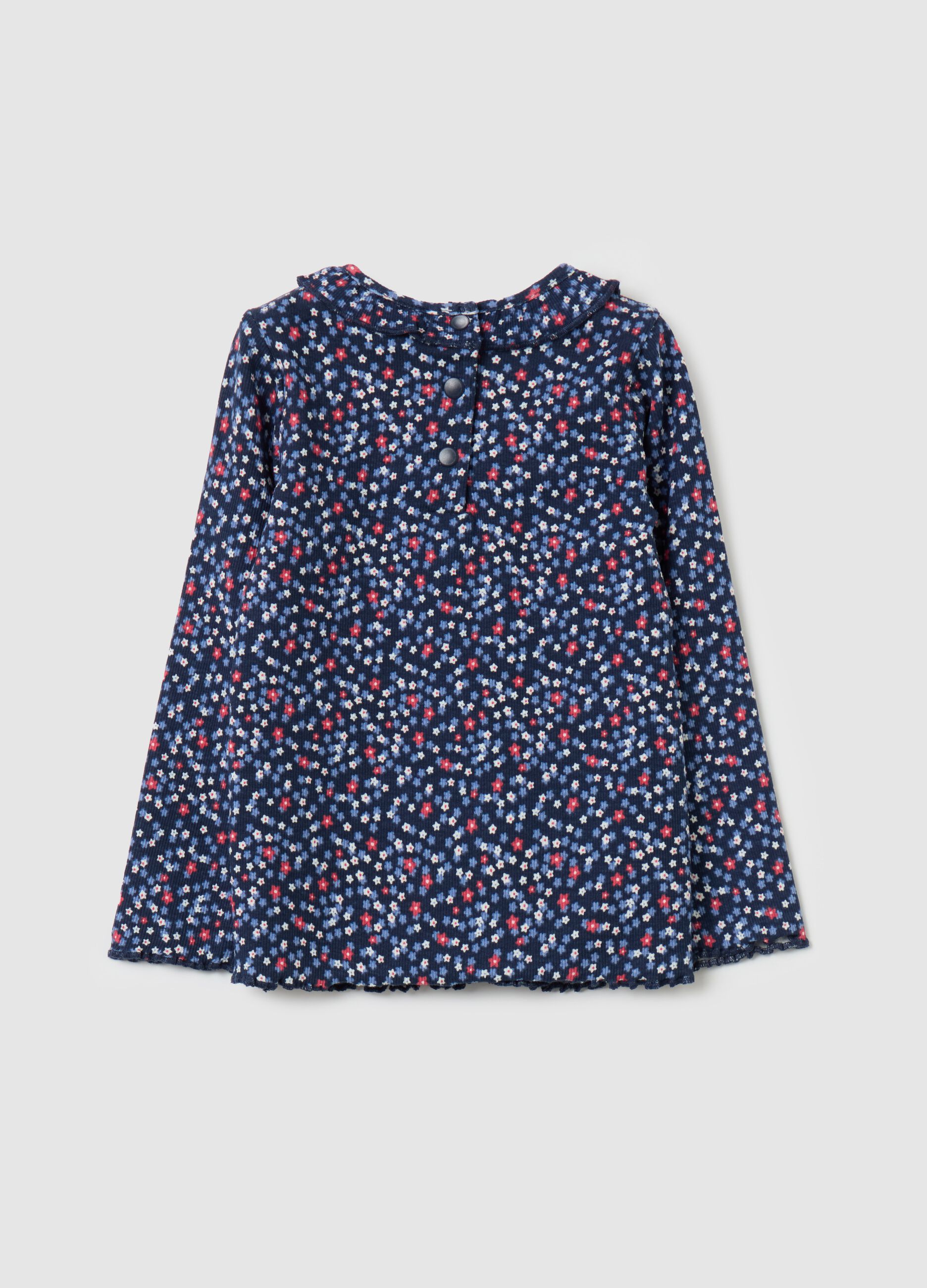 Blusa de pana con estampado