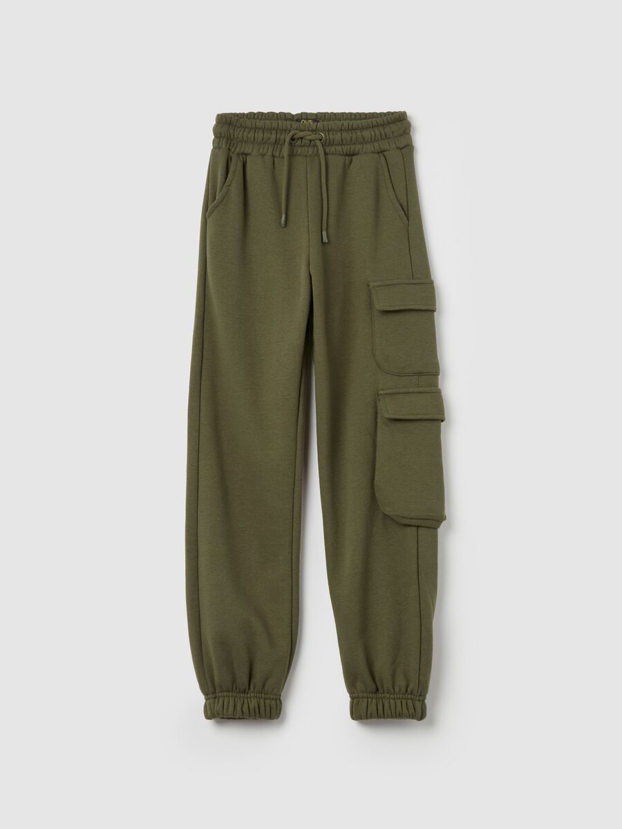 Joggers cargo con coulisse_0