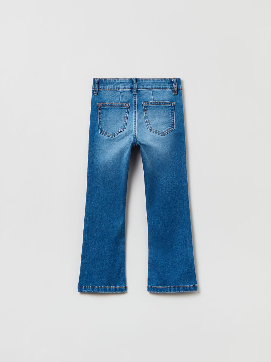 Flare-fit jeans with five pockets_1