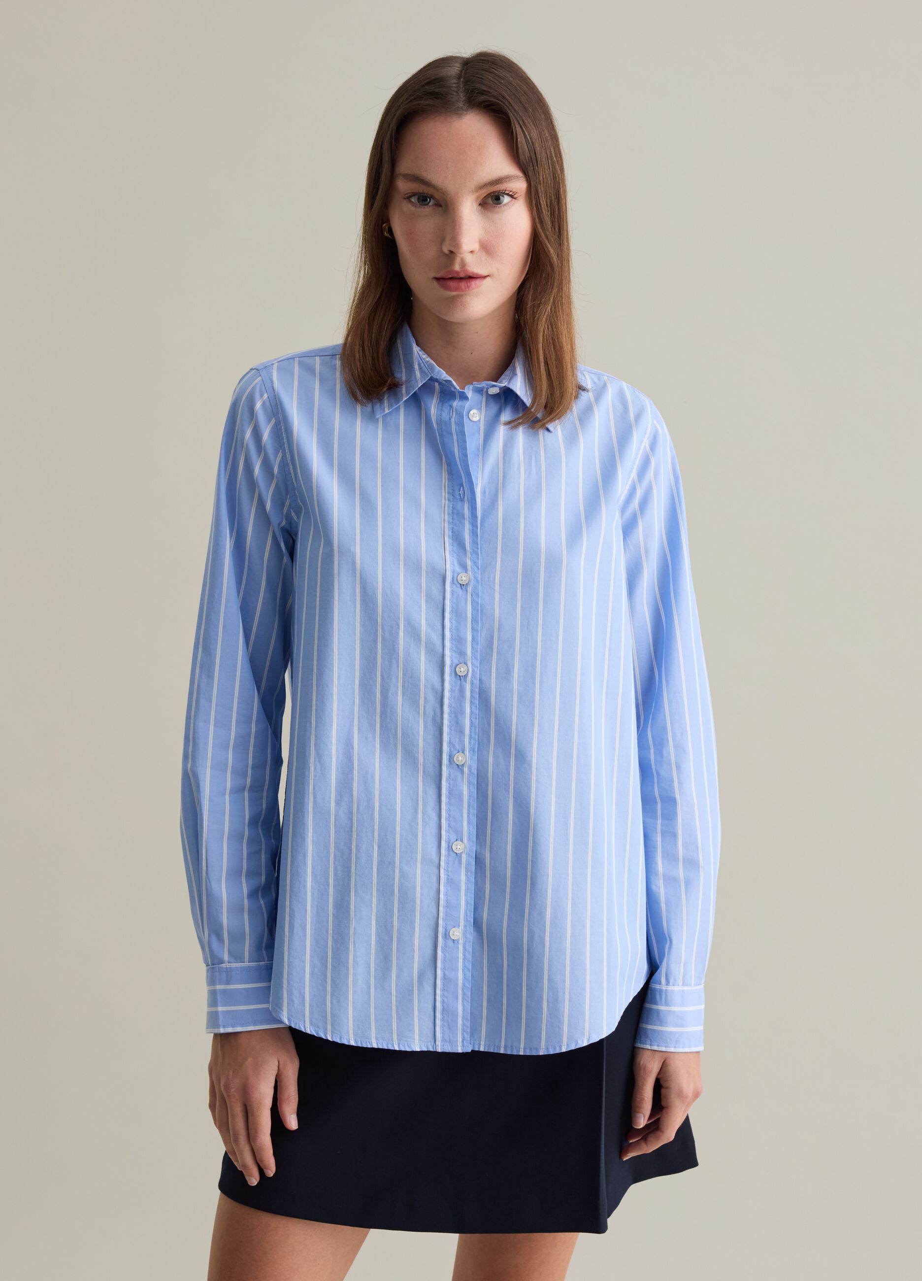 Camicia in popeline di cotone