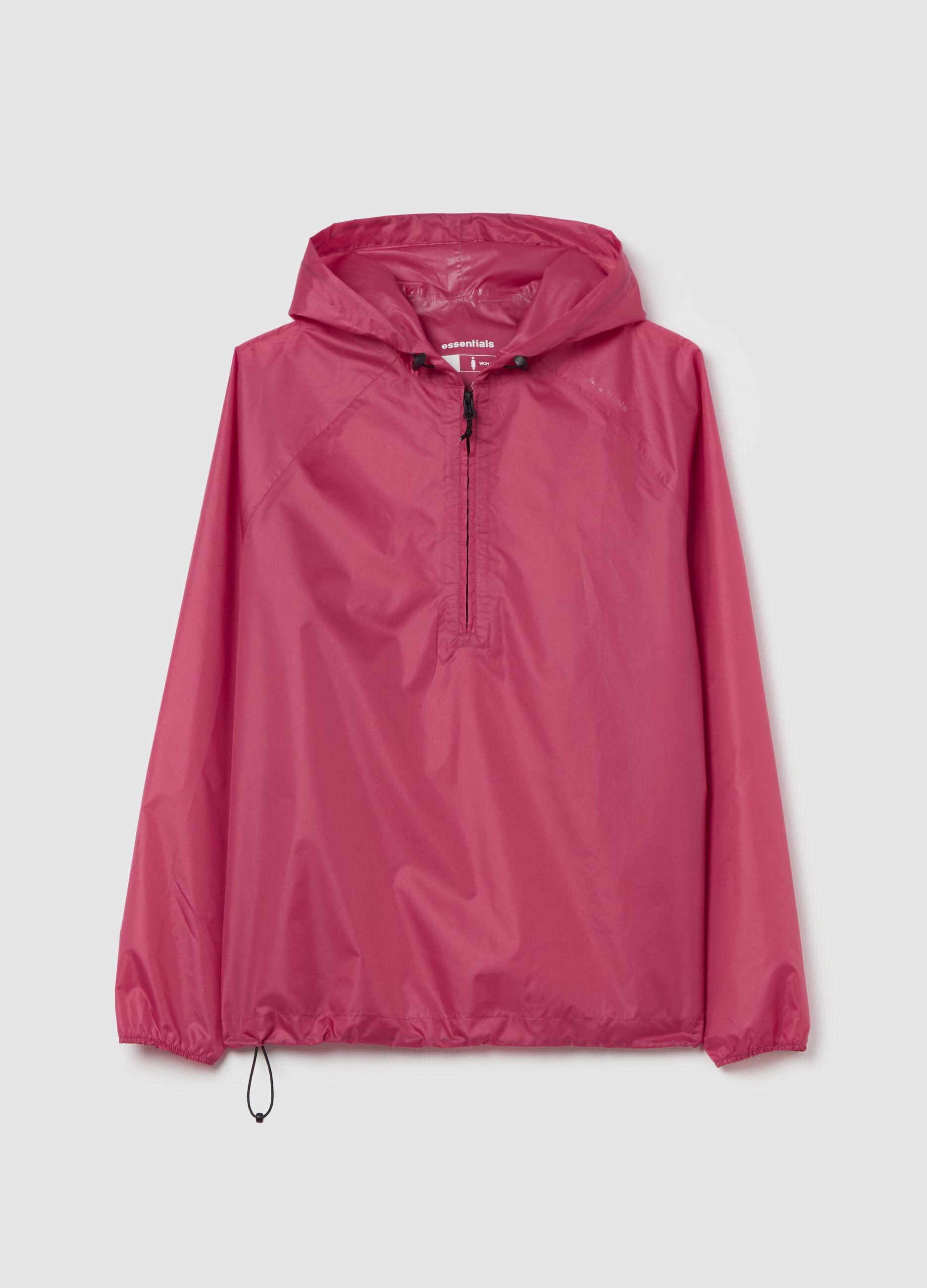 Half-zip waterproof jacket