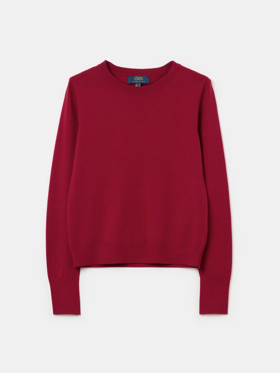 Round neck pullover_4