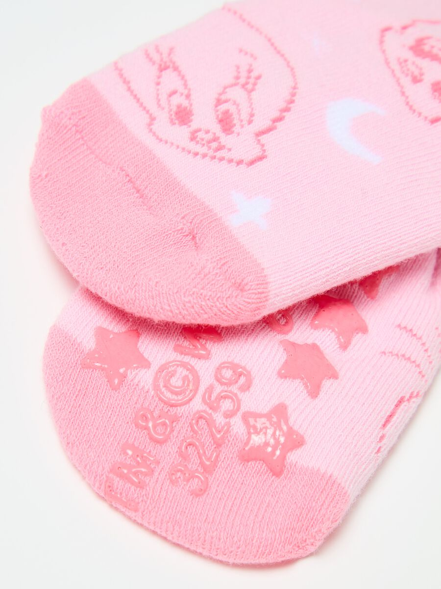 Two-pair pack slipper socks with Tweetie Pie design_2