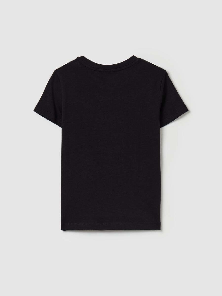 Solid colour T-shirt in organic cotton_1