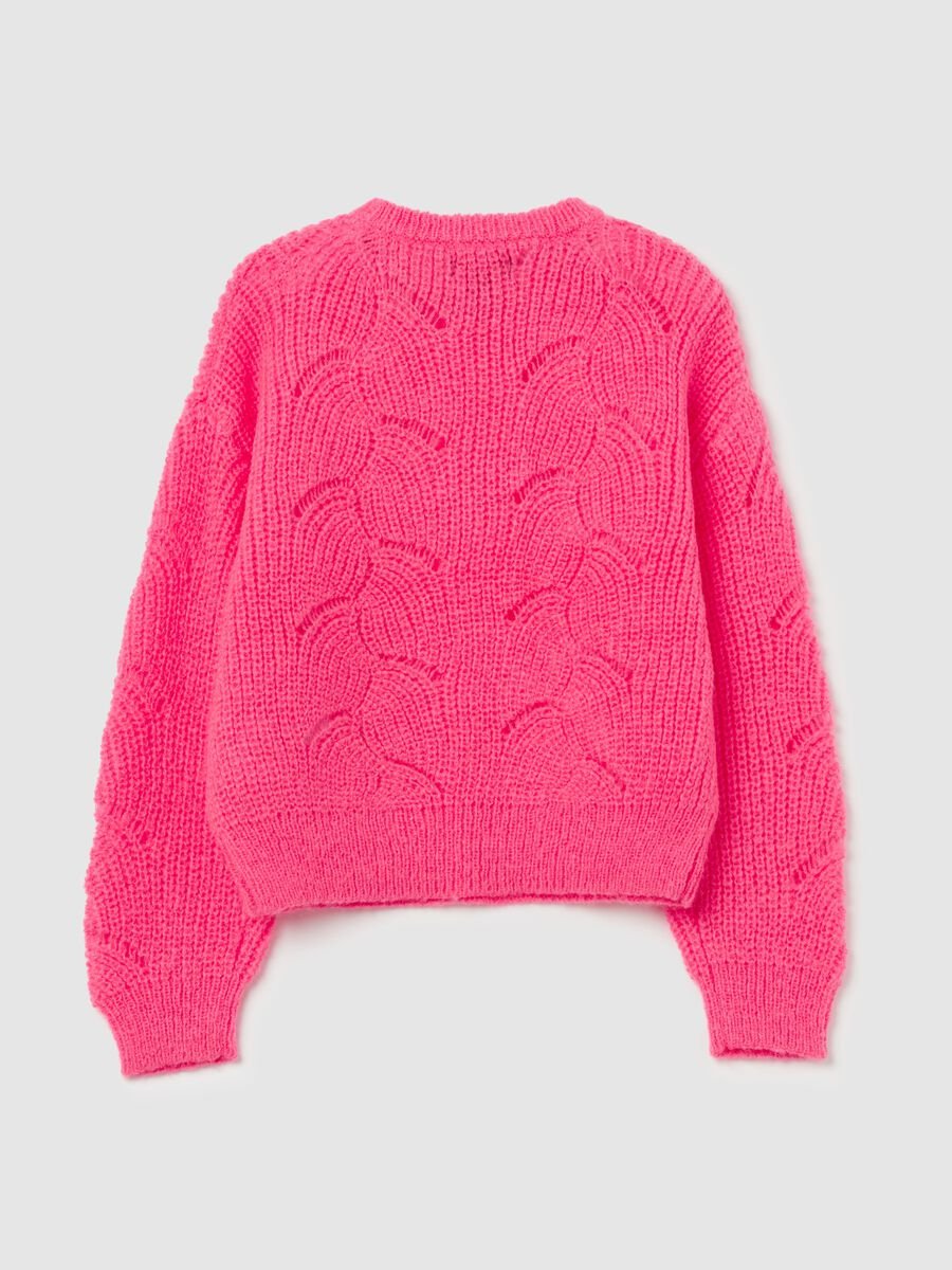 Pullover with openwork design_1