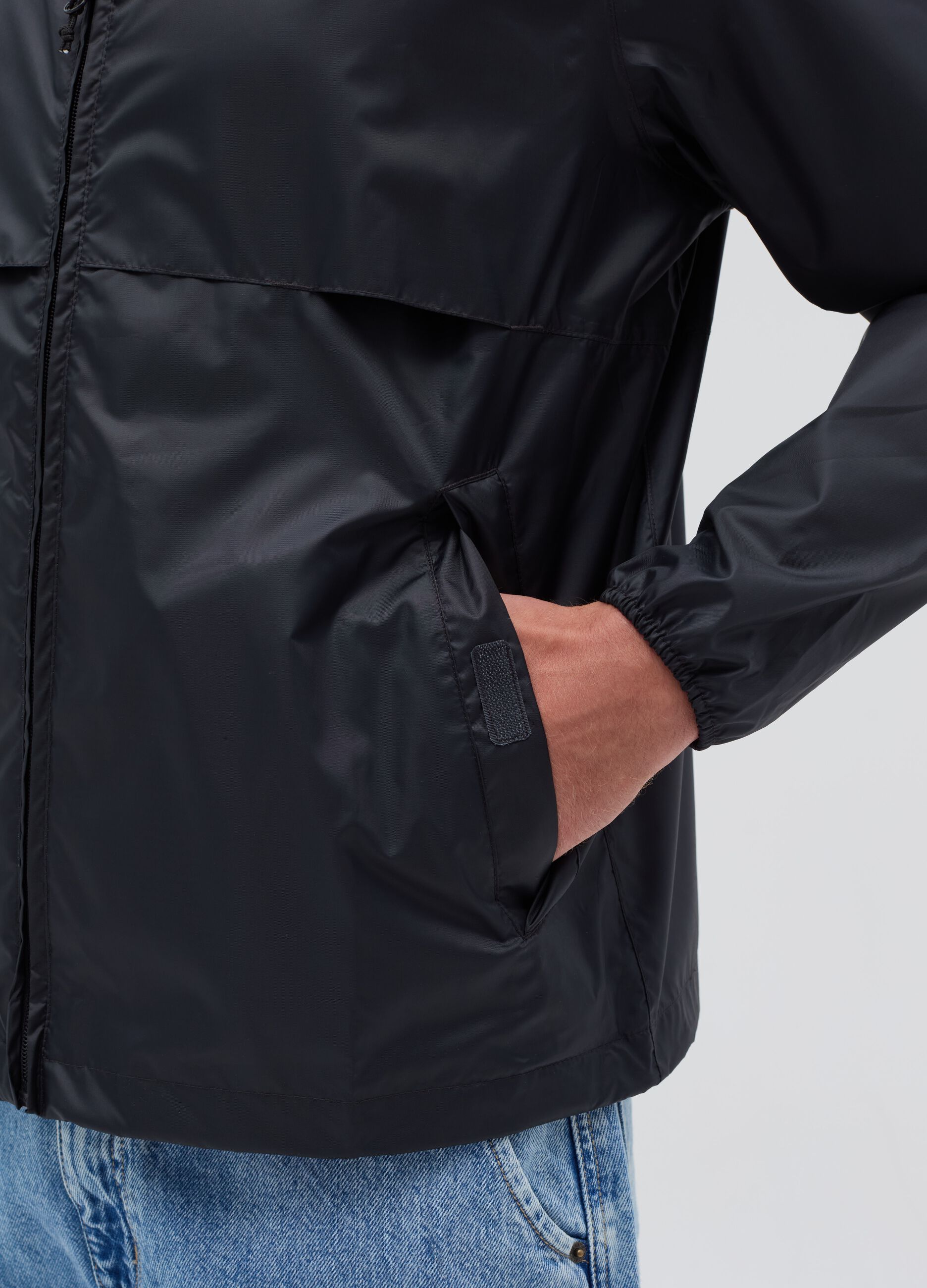 Essential waterproof full-zip jacket