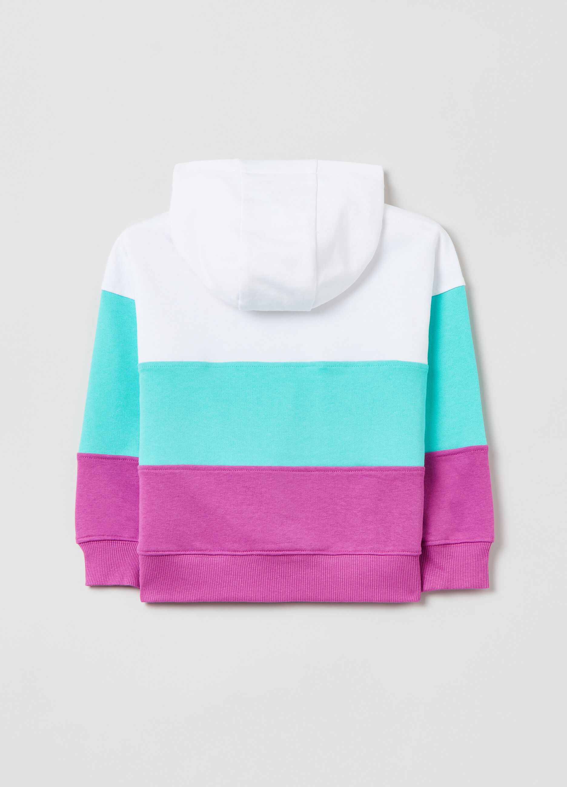 Colourblock sweatshirt with Everlast embroidery