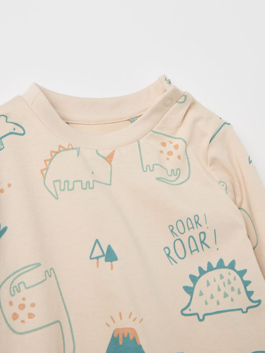 Organic cotton pyjamas with print_2