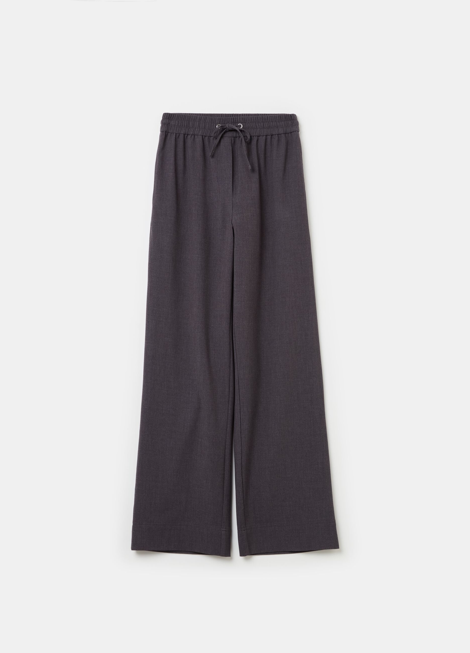 Relaxed-fit trousers with drawstring