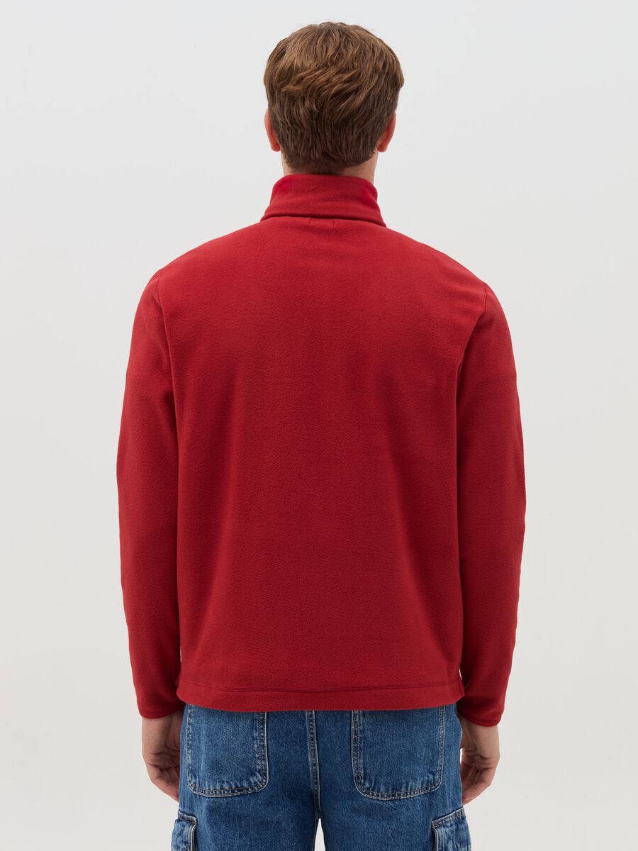 Half-zip sweatshirt in fleece_2