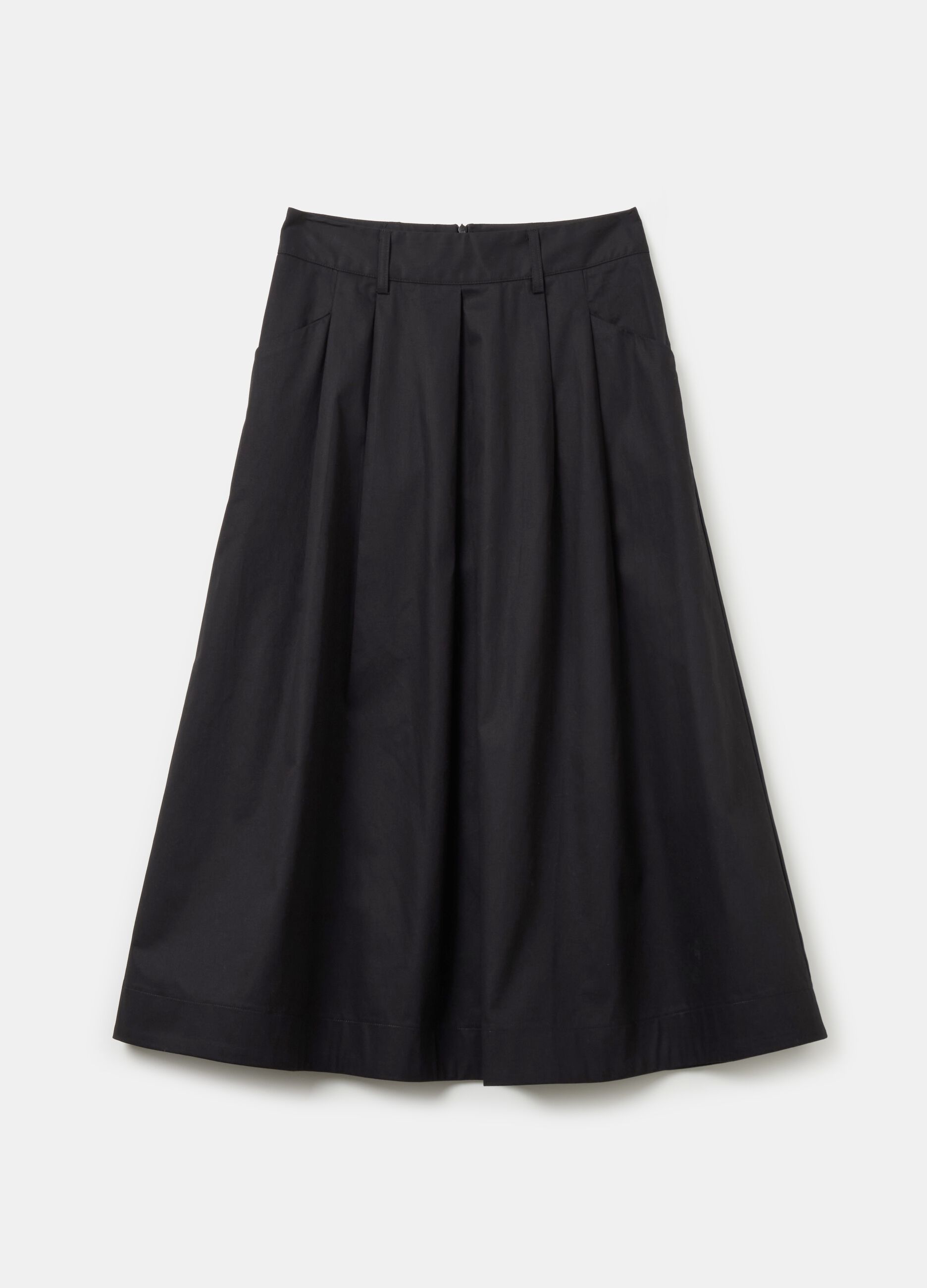 Full midi skirt with darts