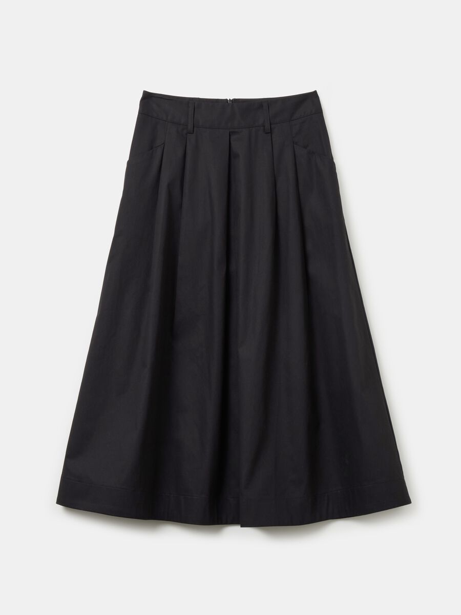 Full midi skirt with darts_4