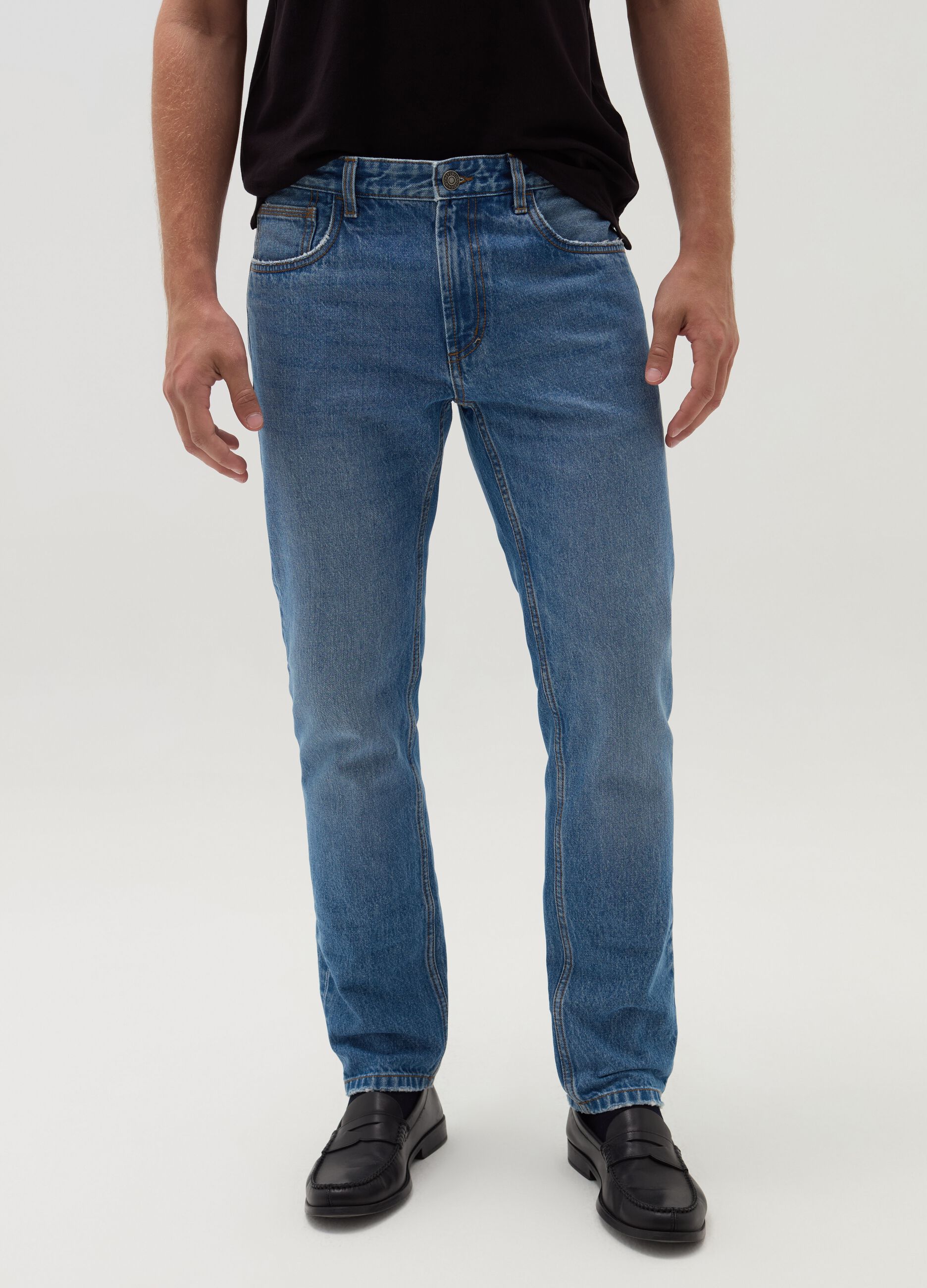 Regular-fit jeans with five pockets