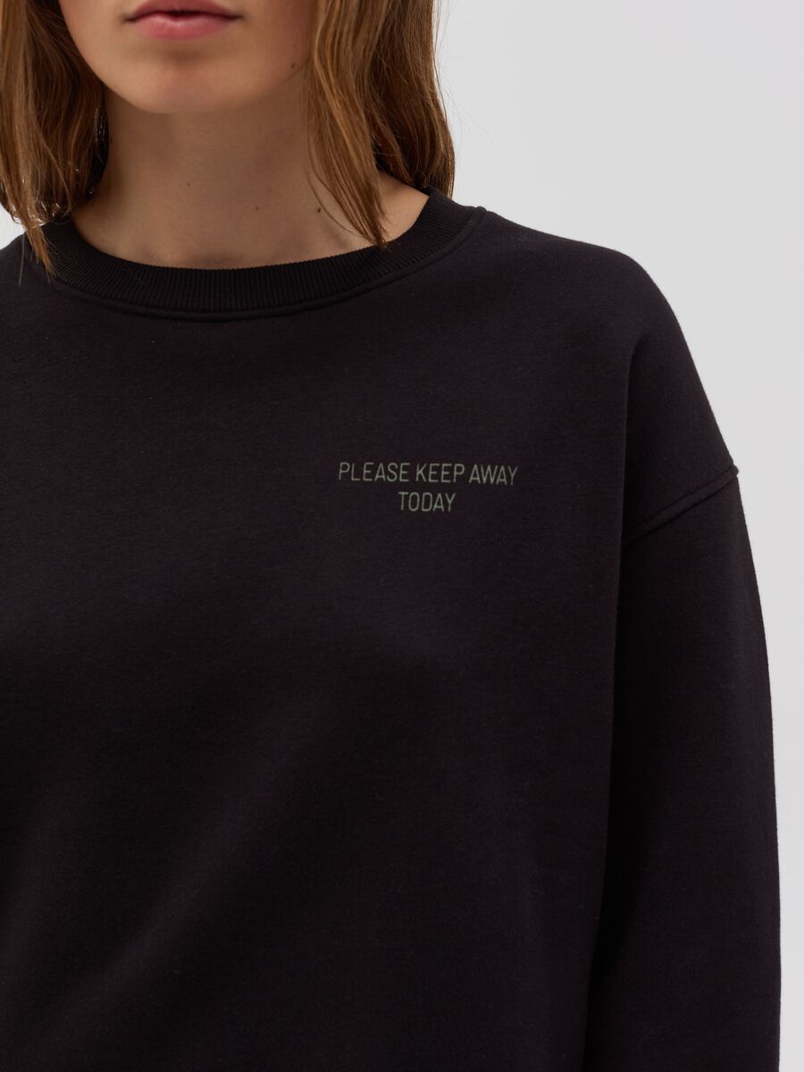 Essential oversized sweatshirt with lettering embroidery_2