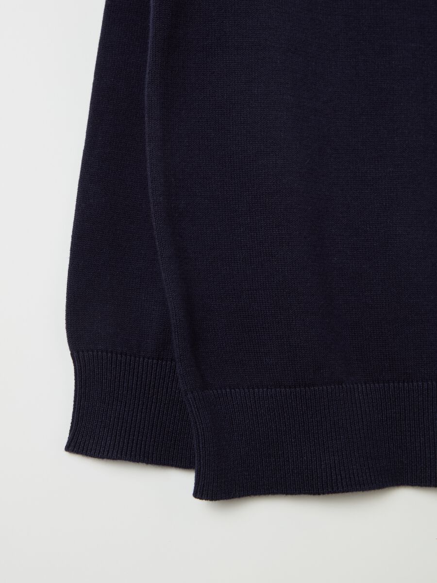 Cotton pullover with round neck_3