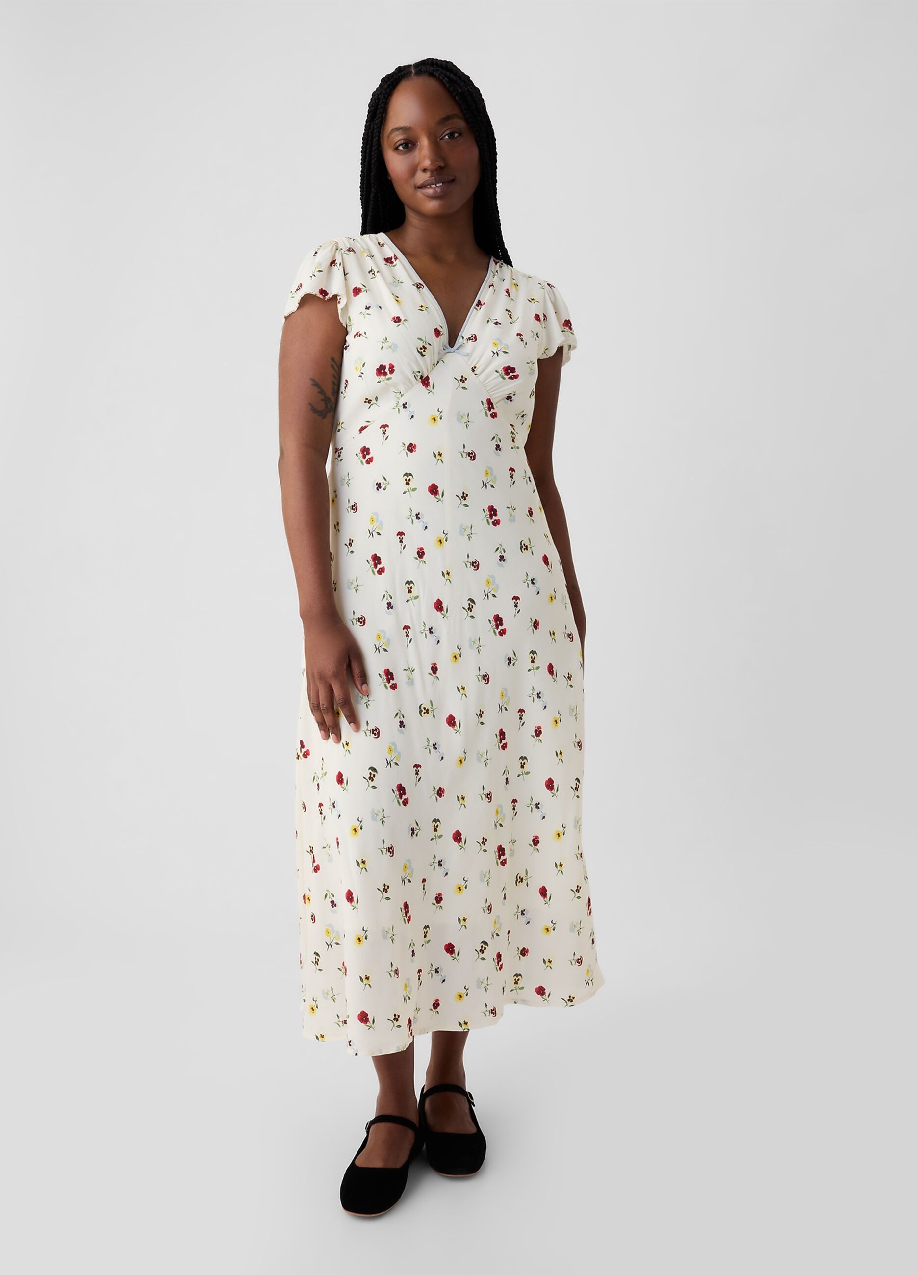 GAP for DÔEN floral midi dress