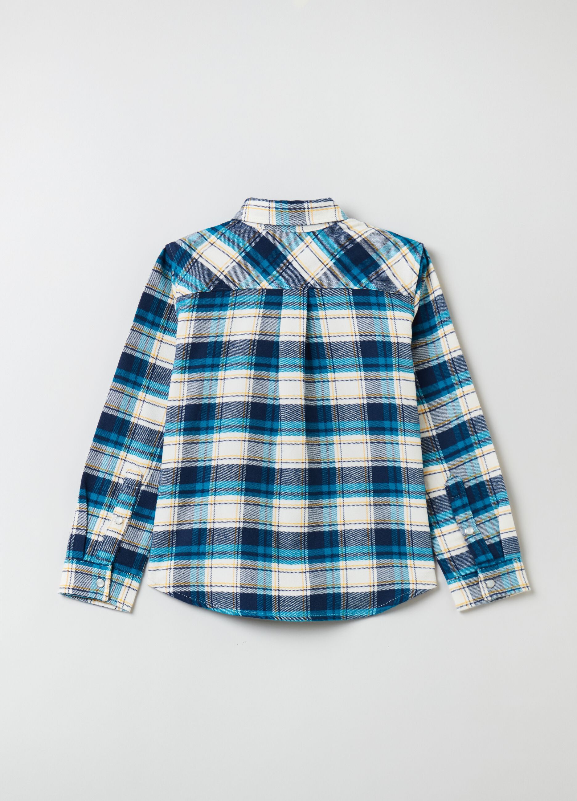 Flannel shirt in check pattern