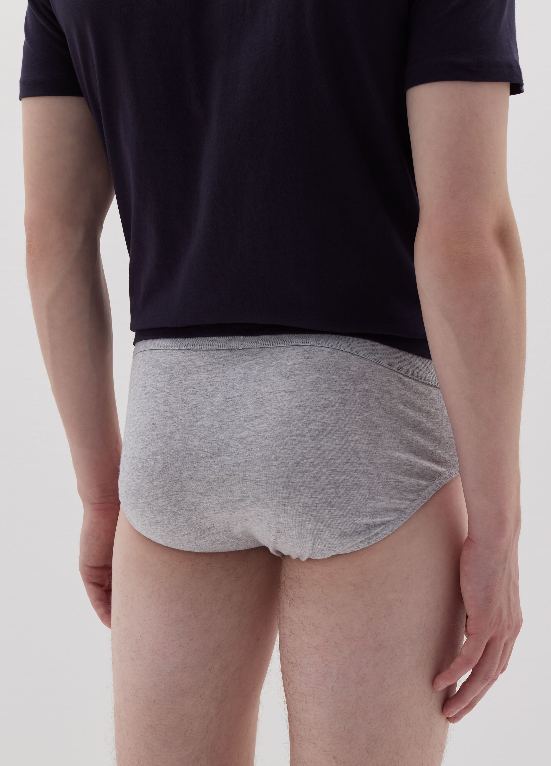 Stretch organic cotton briefs