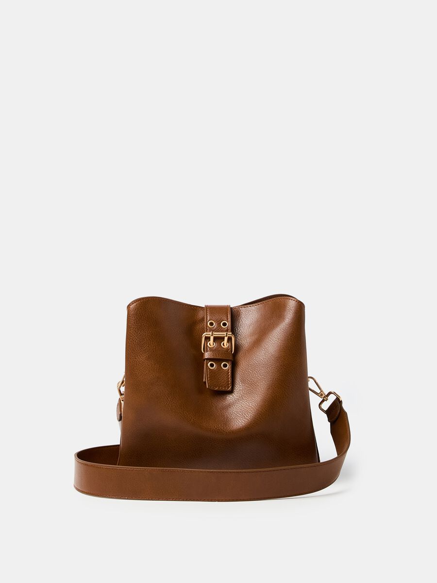 Bucket bag with external pockets_0