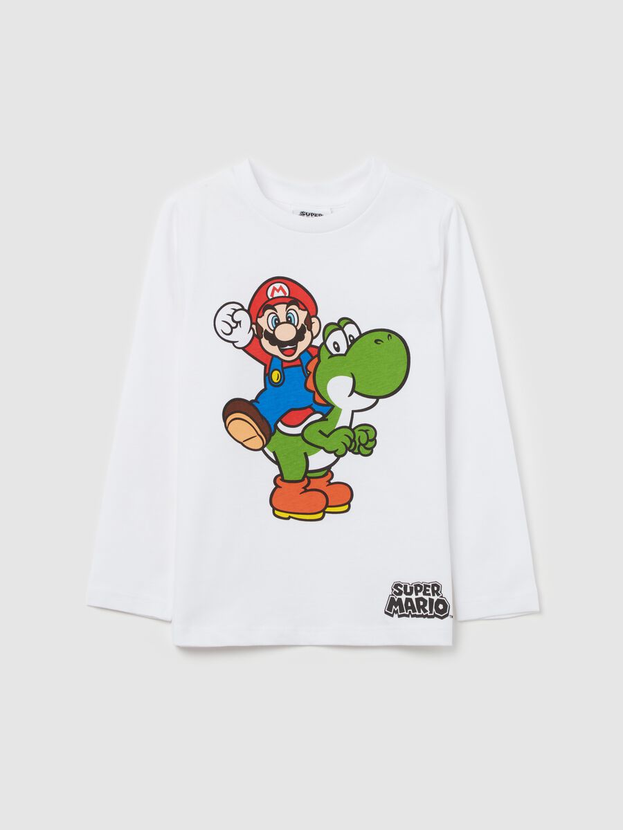 Long-sleeved T-shirt with Super Mario™ print_0