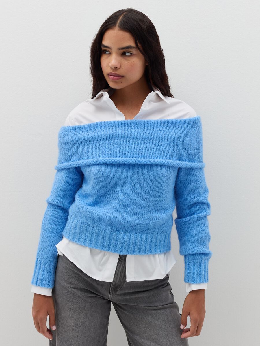 Pullover with drop shoulders_1