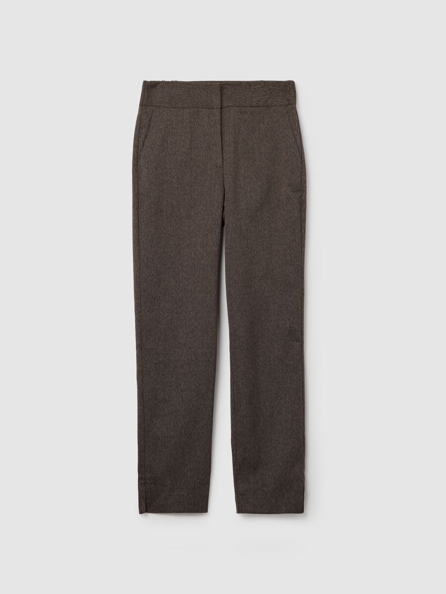 Cigarette trousers with splits_4