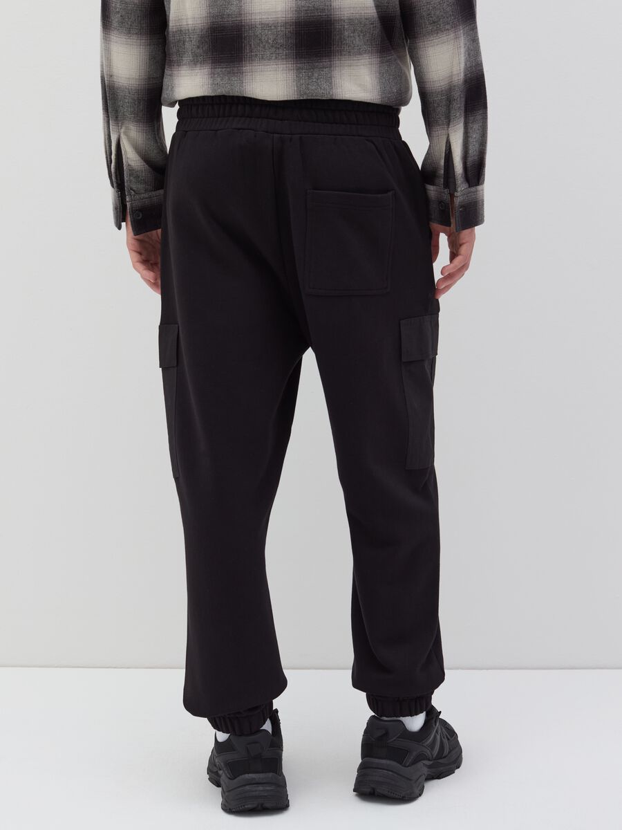 Fleece cargo joggers_3