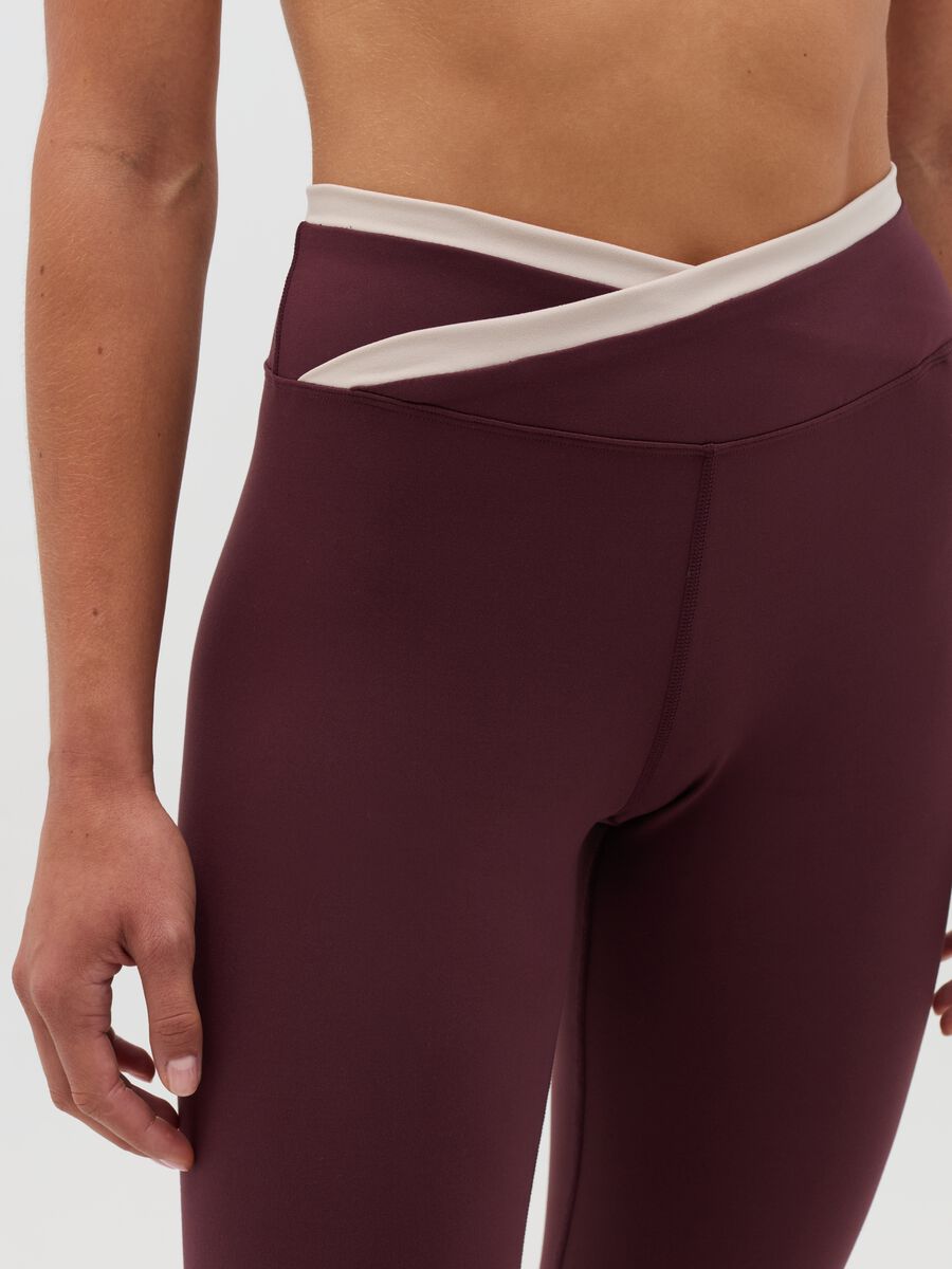 Leggings with contrasting edging_2