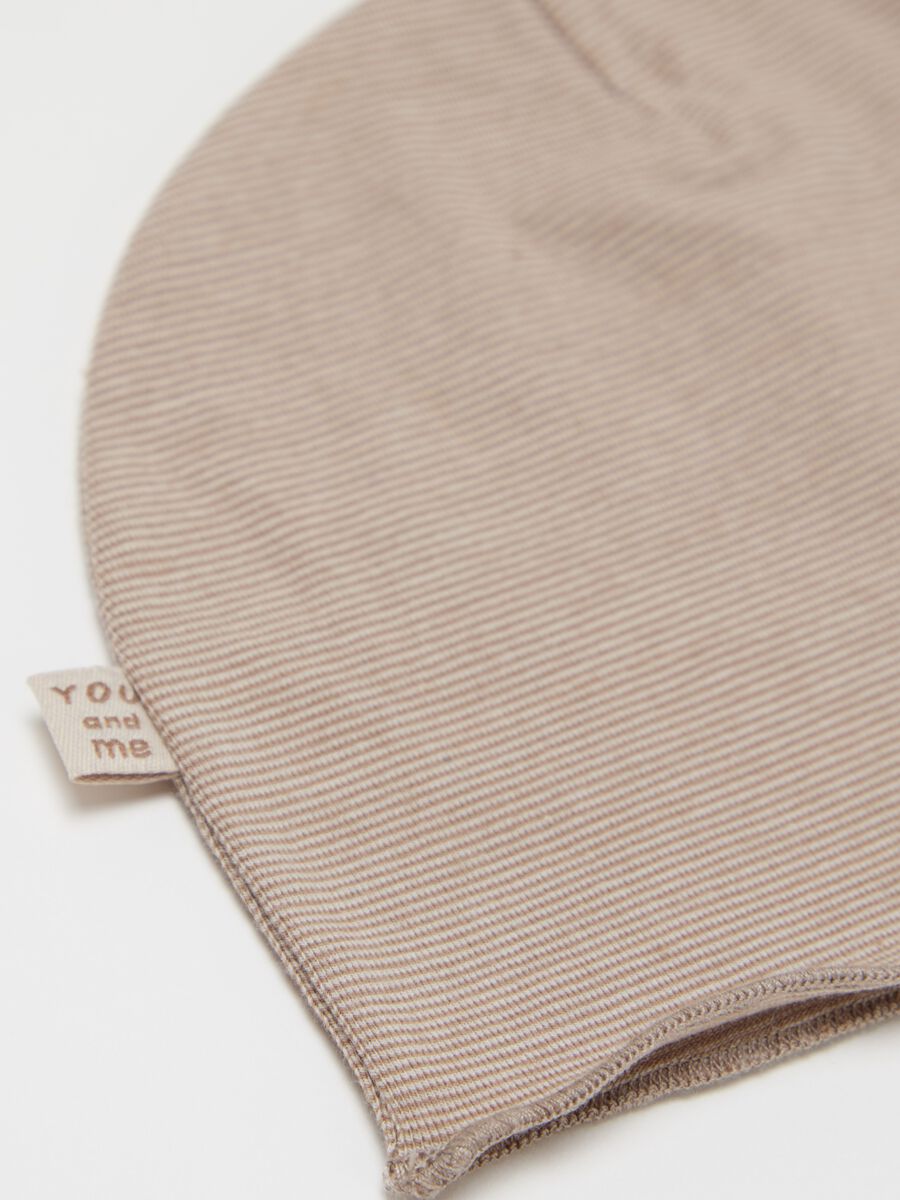 Striped organic cotton hat_1