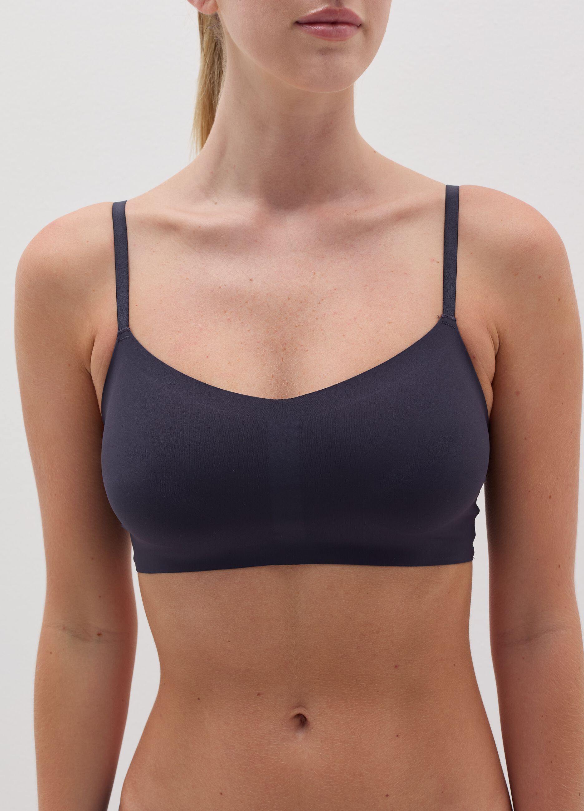 Bralette in stretch microfibre