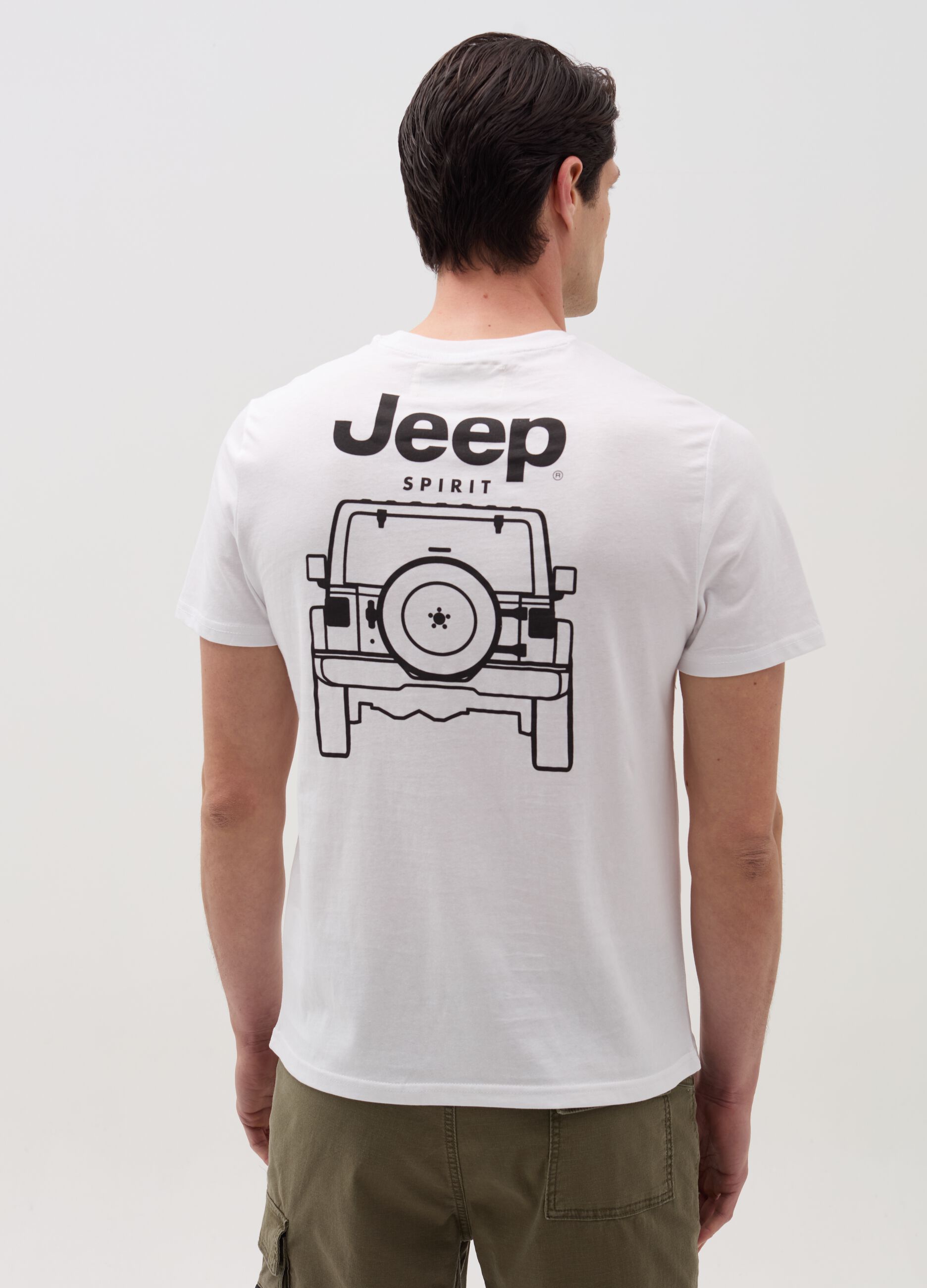 T-shirt con stampa Jeep Spirit
