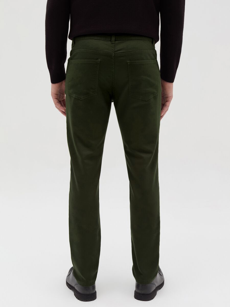 Five-pocket slim-fit trousers_2