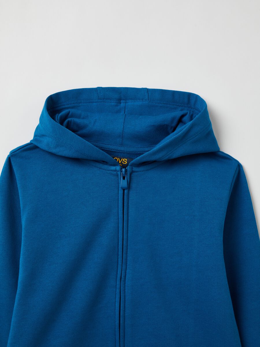 Hooded sweatshirt with zip closure_2