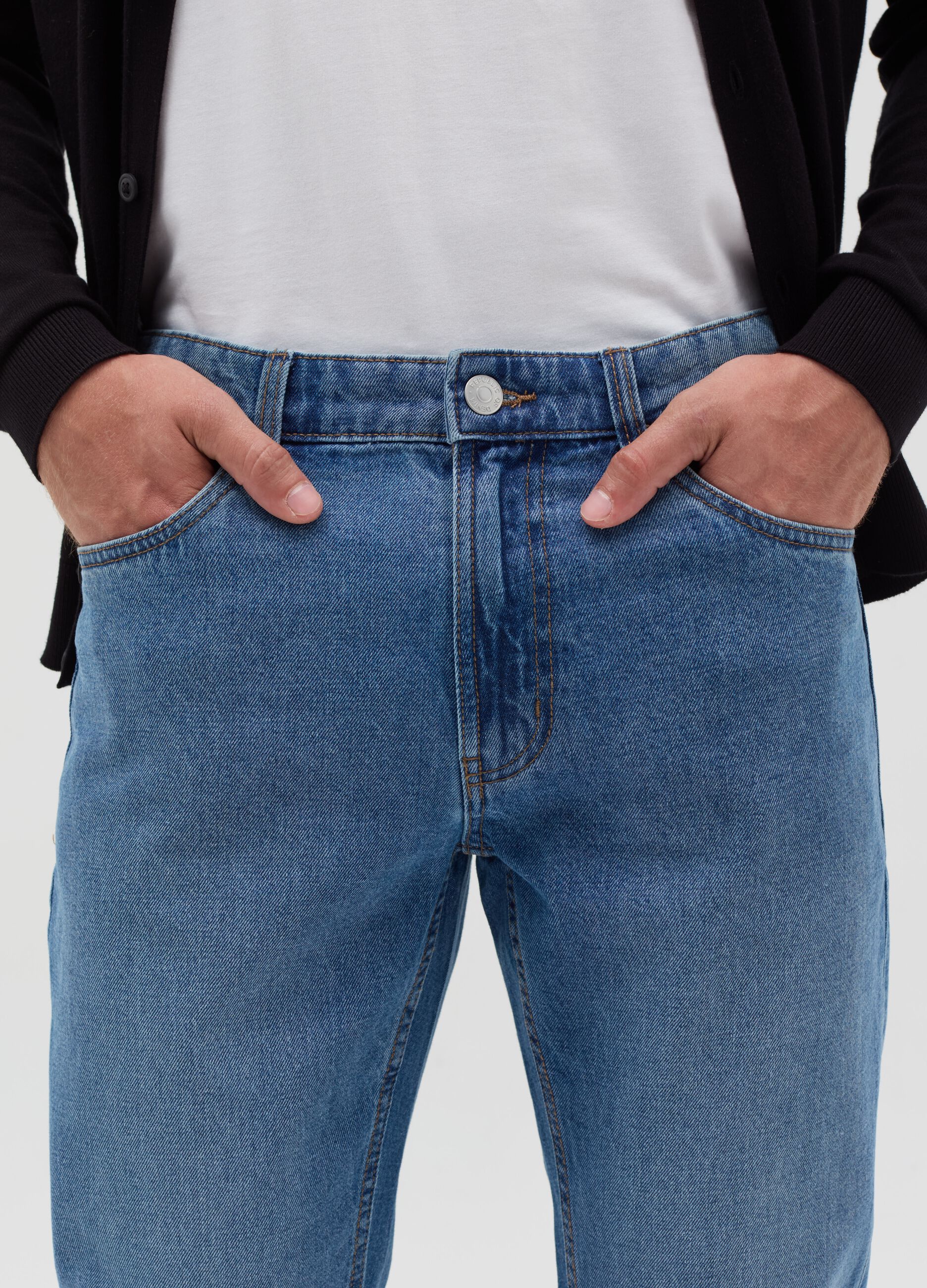 Regular-fit jeans with five pockets