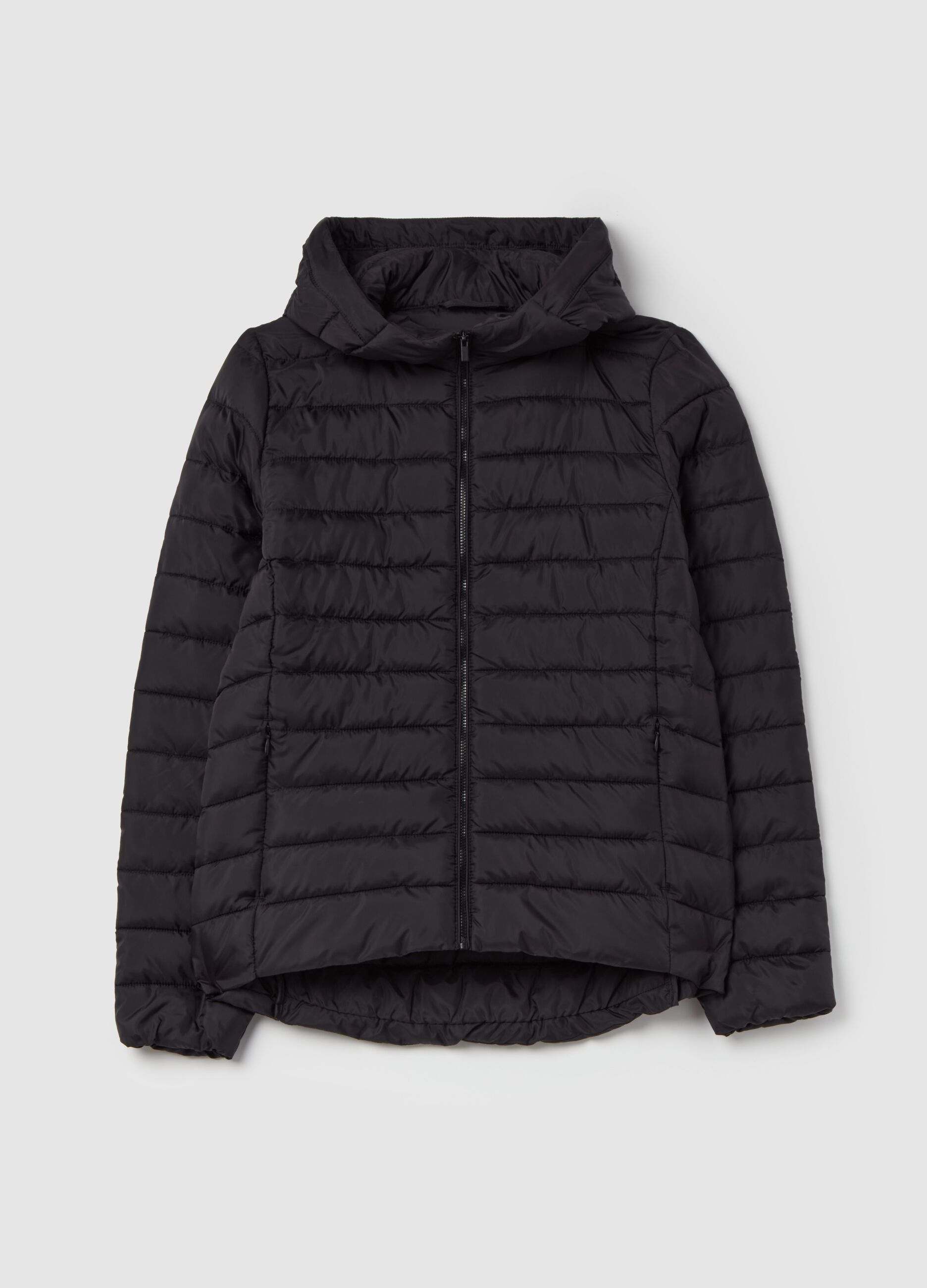 Essential short ultralight down jacket