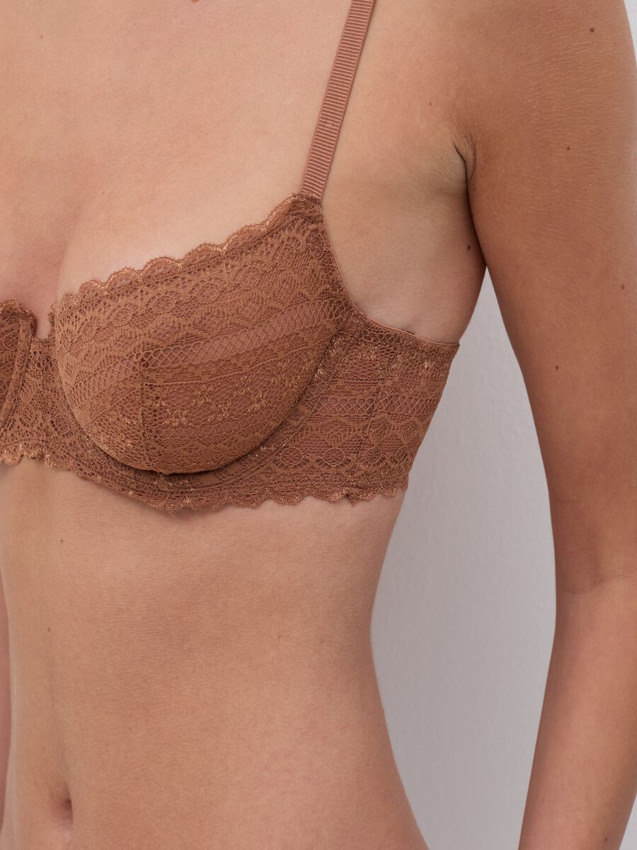 Linda balconette bra in macramé lace_2