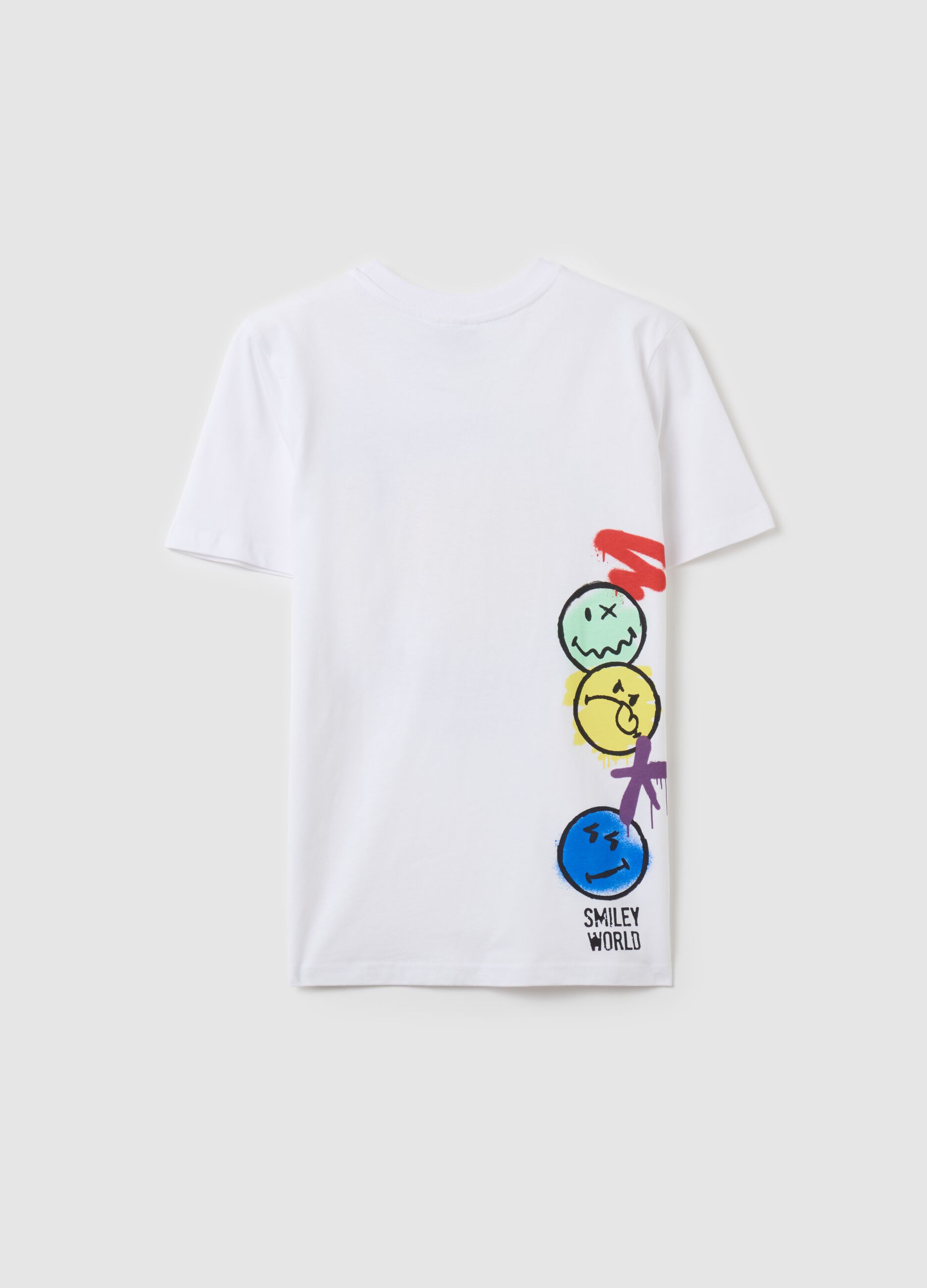 T-shirt in cotone stampa SMILEYWORLD®