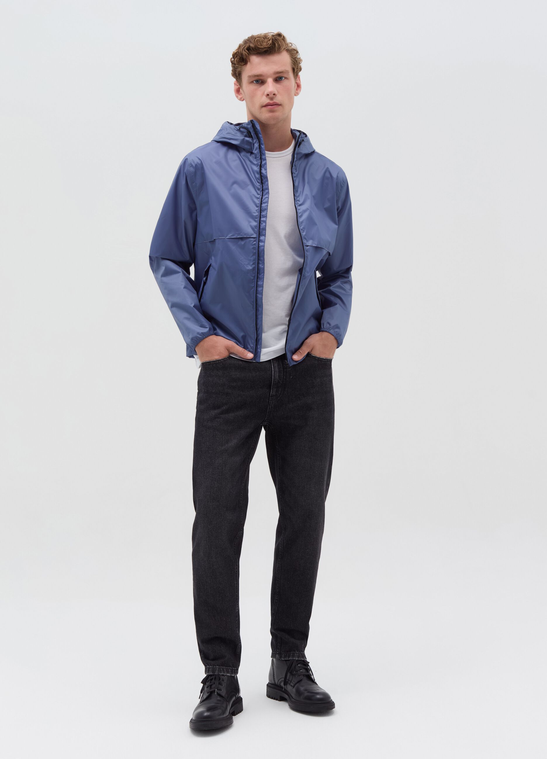 Essential waterproof full-zip jacket