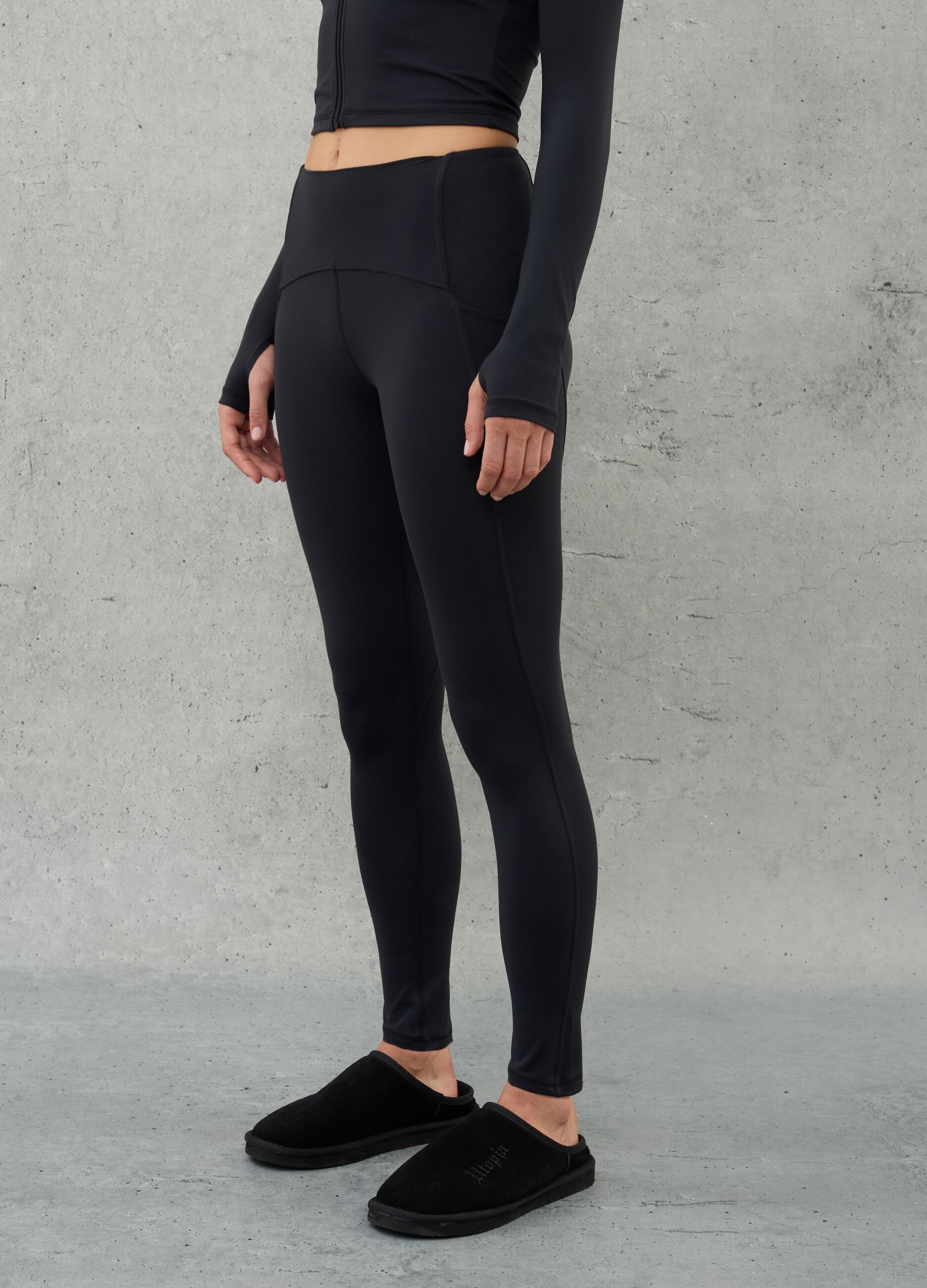 Technical Leggings Black