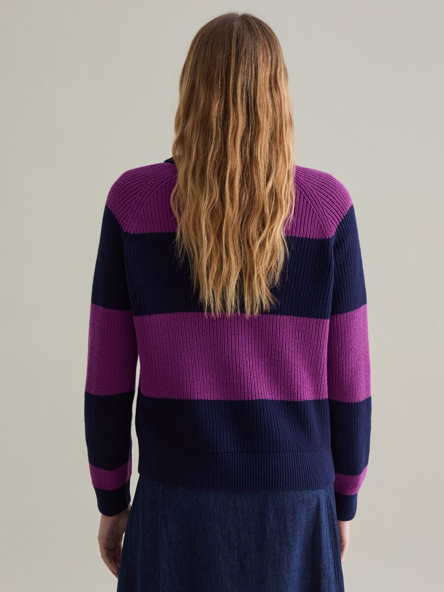 Striped pullover with raglan sleeves_2