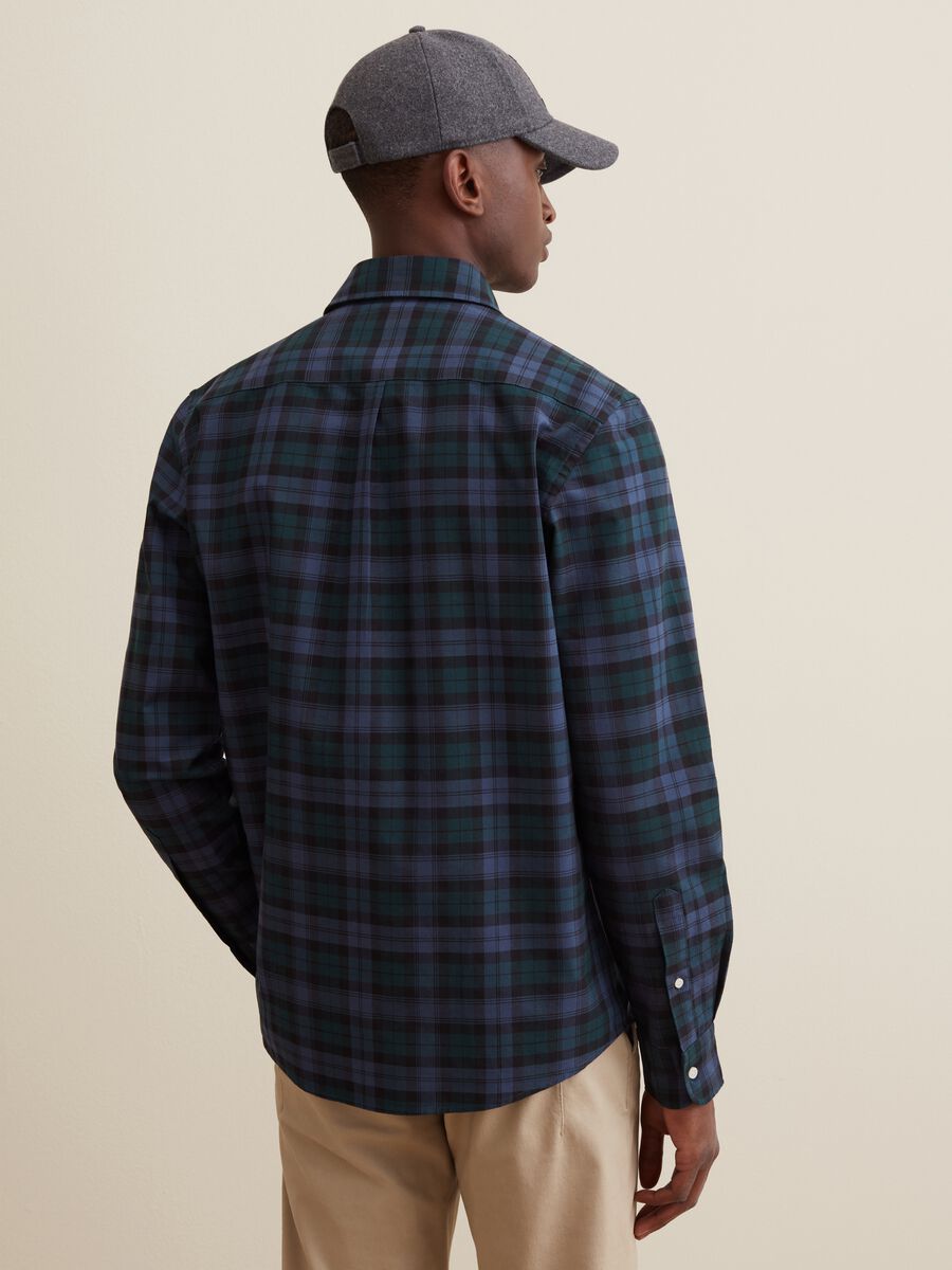 Oxford cotton shirt with check pattern_2