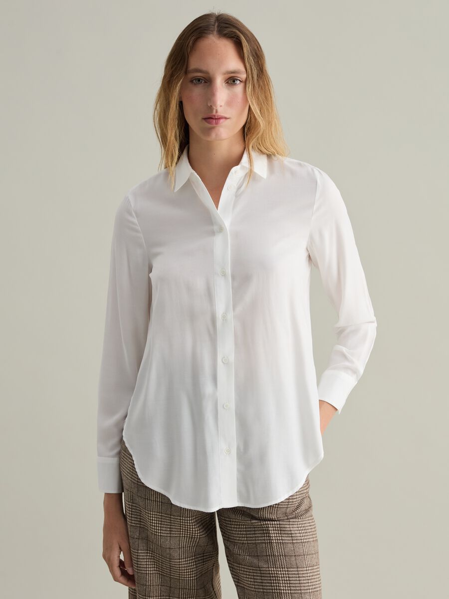 Contemporary shirt in viscose blend_1