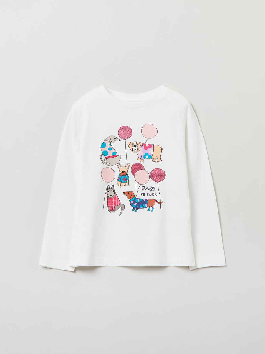 Long-sleeved T-shirt with print_0