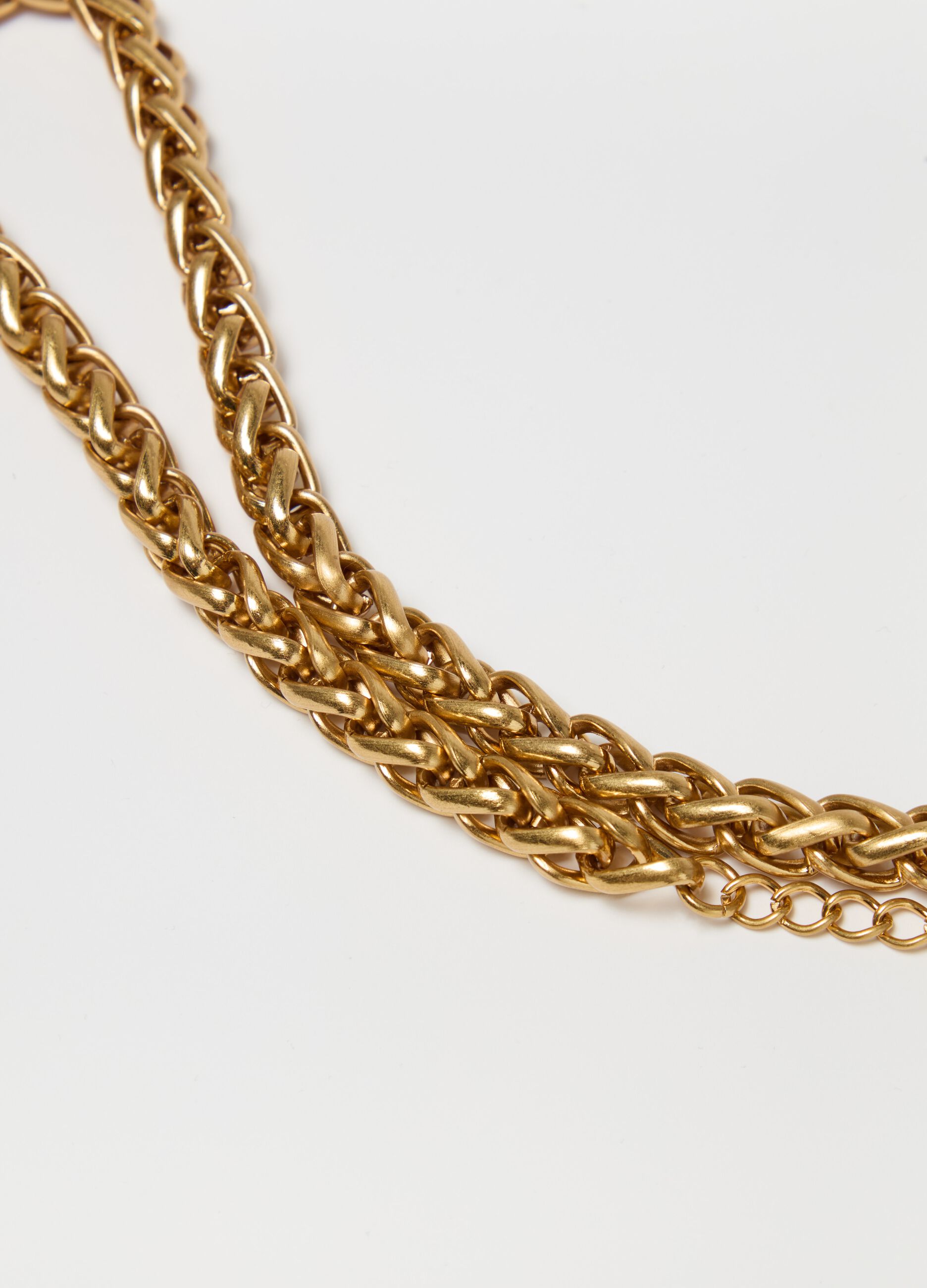 Golden chain necklace